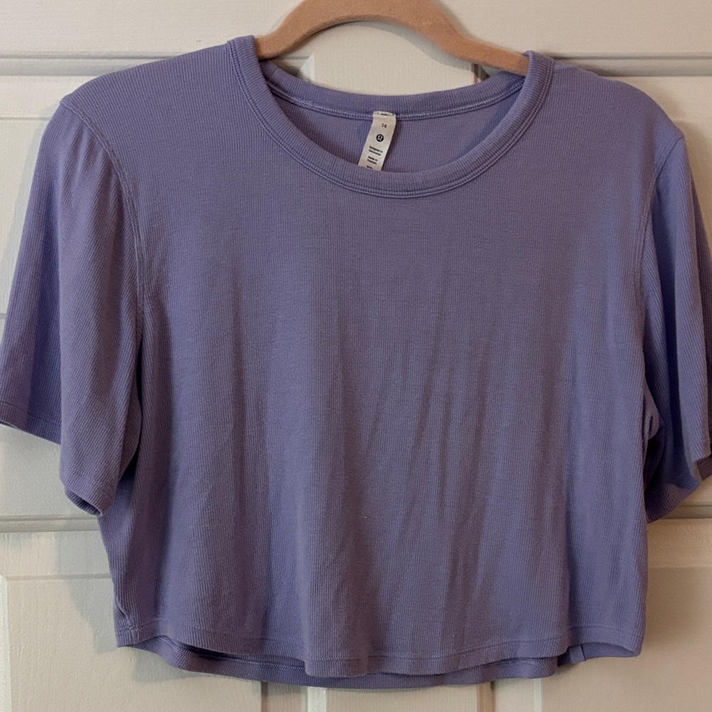 lululemon athletica Purple Crop Top